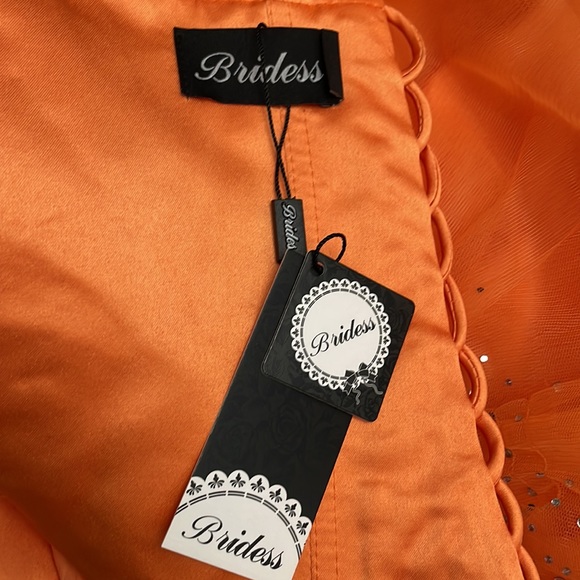 Orange Prom dress - Picture 8 of 9